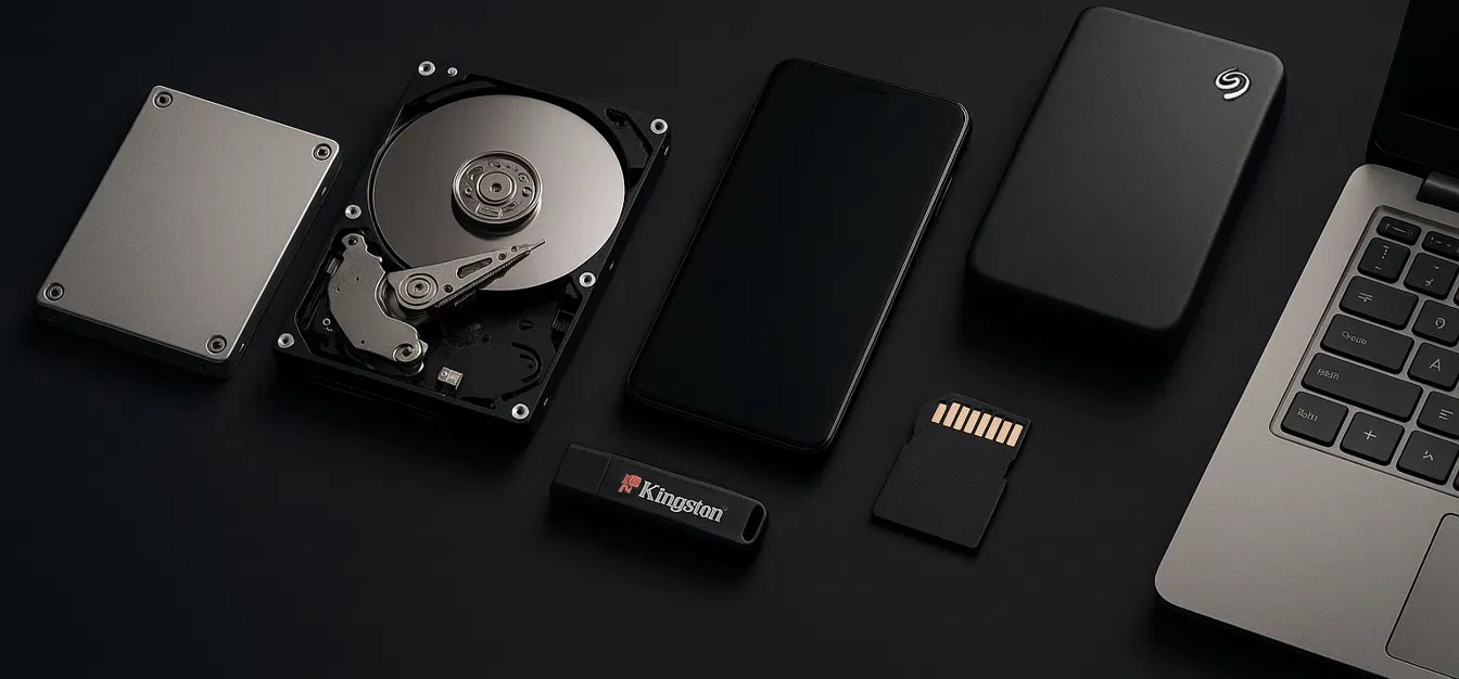 Professional data recovery from broken devices
